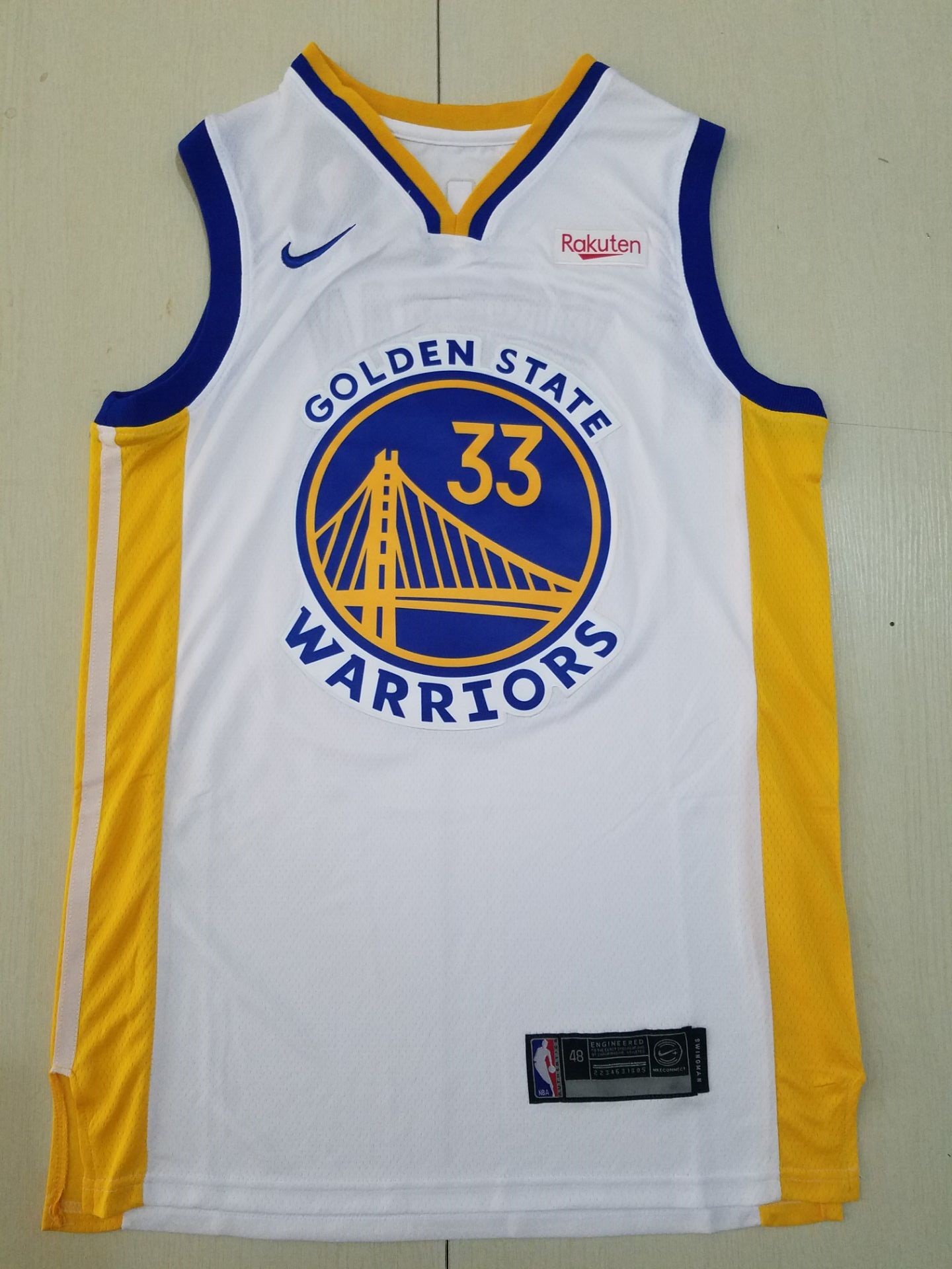 Men Golden State Warriors #33 Wiseman white new Nike NBA Jerseys->golden state warriors->NBA Jersey